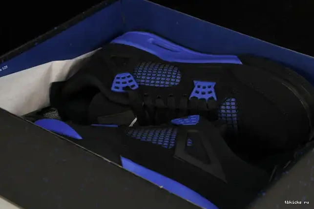 Cheap TB Black Jordan 4 Retro CT8527-018 Royal Game 0421